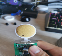 21mm microphone capsule mount 3D model