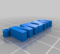 Mom Keychain 3D model