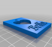 Keychain - Bella 3D model