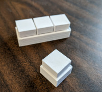 Enclosure for 6mm tactile button switch 3D model