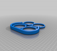 Quad Coffee Handle 3D model
