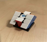 Puzzle Cube Stand 3D model