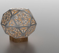 Ceiling lamp Geometric Design 3D model