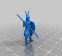 Punic Wars - Italic Medium Cavalry 3D model