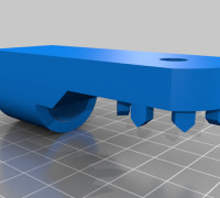 PVC Angled Clampls 3D model