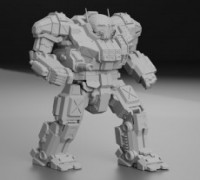 AS7-D Atlas for Battletech 3D model