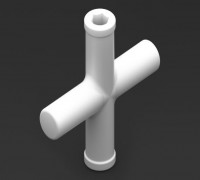 M3 Cross Wrench 3D model