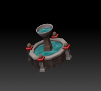 Fountain 3D model