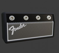 Fender Key Holder 3D model