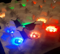 Separator for Egg Box LED Matrix 3D model