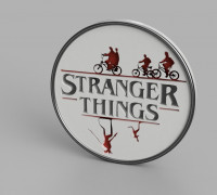 Stranger Things coaster 3D model
