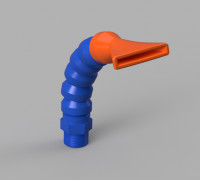 Pipe sections 3D model