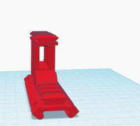 custom picatinny booster 3D model