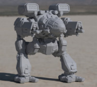 Madcat Mk II Prime for Battletech 3D model