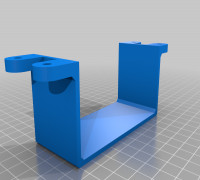 Monoprice Amp/DAC Underdesk Strap Mount 3D model