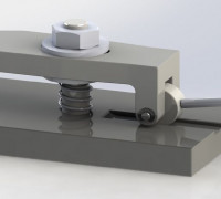 Fixture - 570 Strap Clamp 3D model