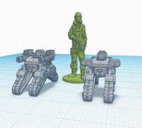 KItbash: Robot Scouts 3D model