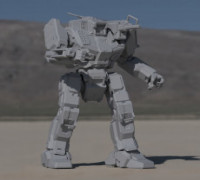 SHD-2H Shadowhawk for Battletech 3D model