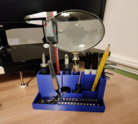 Desktop hex plus tool holder 3D model