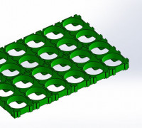 18650 2 HOLDER 3D model