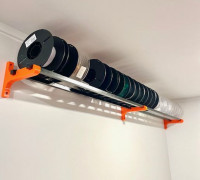 Wall Spool Rack Space Saver 3D model