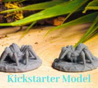 Supportless Spider - Kickstarter Test Model 3D model
