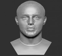 Mac Miller bust for 3D printing 3D model