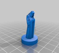 Evil Wizard D&D Miniature 3D model