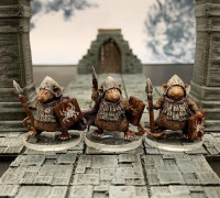 Ratfolk Burrowguard (32mm scale) 3D model