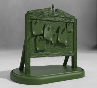 The Notice Board 3D model