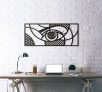 Eye Wall Sculpture 2D 3D model