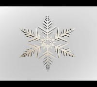 Snowflake (9) 3D model