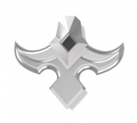 Silver pendant 3D model