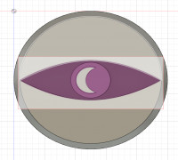 Night Vale 25 mm Mini Base 3D model