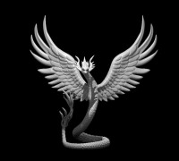 Couatl 3D model