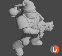 Christmas Soldier 3D model