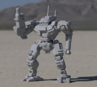 PNT-9R Panther for Battletech 3D model