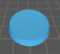 25mm Model Base (Basic Texture Version) 3D model