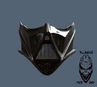 Darth Vader Face Mask 3D model