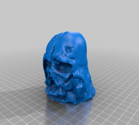 Melted Darth Vader 3D model
