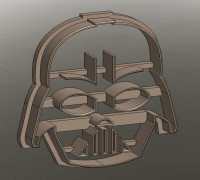 Darth Vader Gingerbread Cutter 3D model