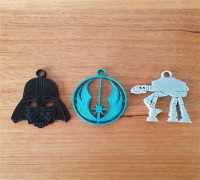 Star Wars keyrings keychains 3D model