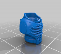 bat master space marine torso 3D model