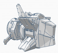 Cameron Battlecruiser 3D model