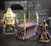 ScatterBlocks: Daemonic Altar (28mm/Heroic scale) 3D model