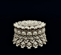 Skull Pedestal 3D model