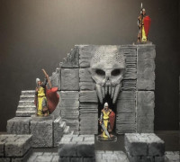 ScatterBlocks: Skull Gate (28mm/Heroic scale) 3D model