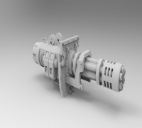 Brrrrt Gatling Cannon 3D model