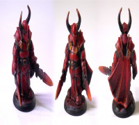 Chaos swordmaster (28mm) 3D model