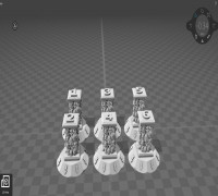 Chaos Objective Markers 3D model